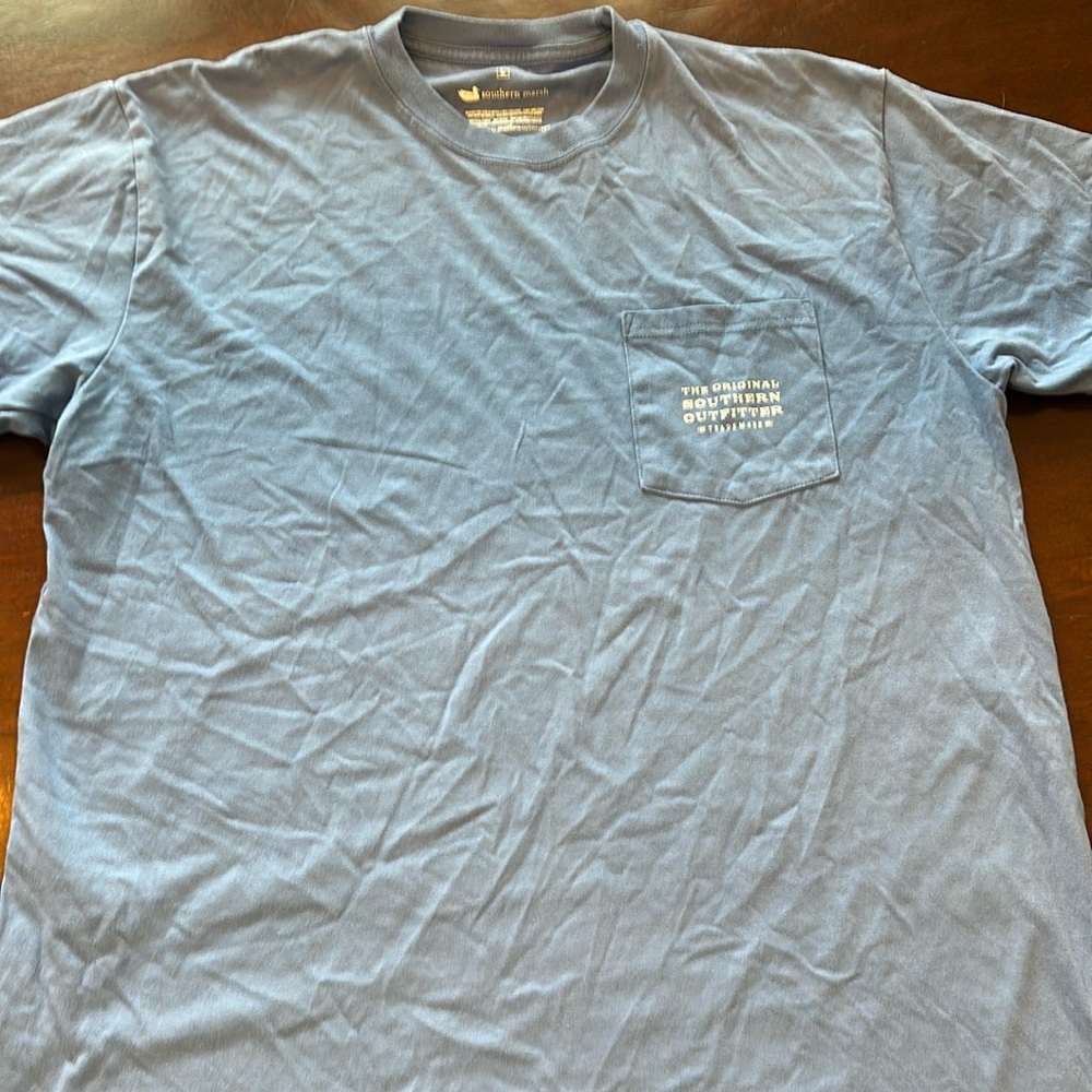 Southern Marsh blue tee-large